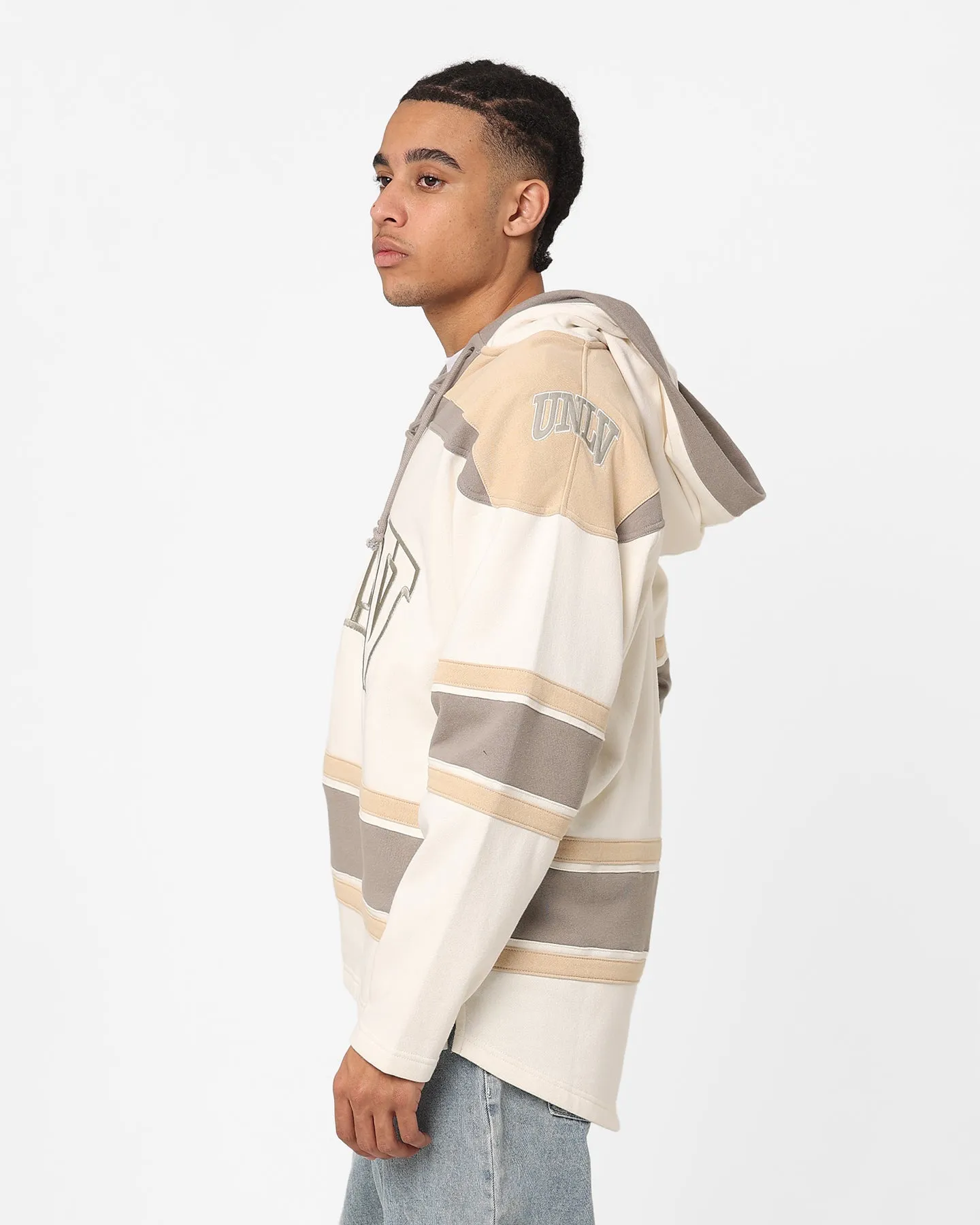 47 Brand University of Nevada. Las Vegas Superior Lacer Hoodie Cream/Khaki