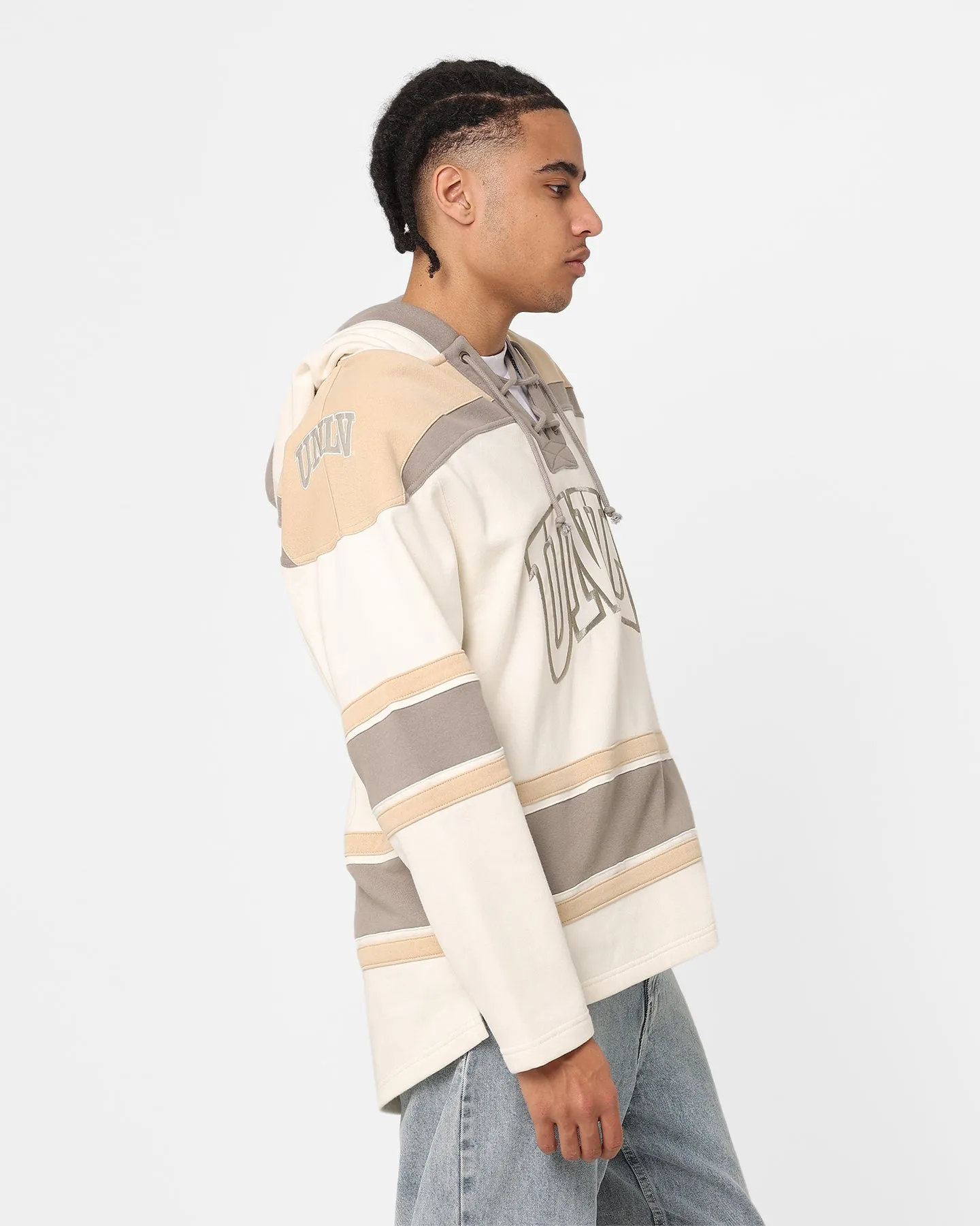 47 Brand University of Nevada. Las Vegas Superior Lacer Hoodie Cream/Khaki