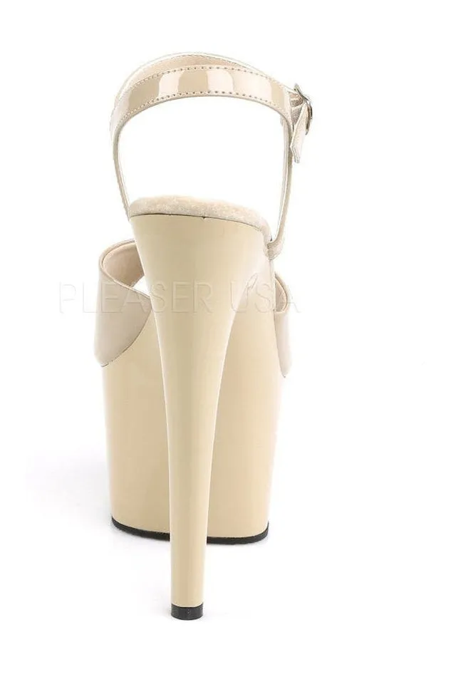 ADORE-709 Platform Sandal  | Bone Patent