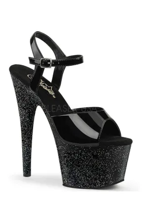 ADORE-709MG Platform Sandal  | Black Patent