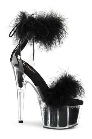 ADORE-724F Exotic Sandal | Clear Vinyl