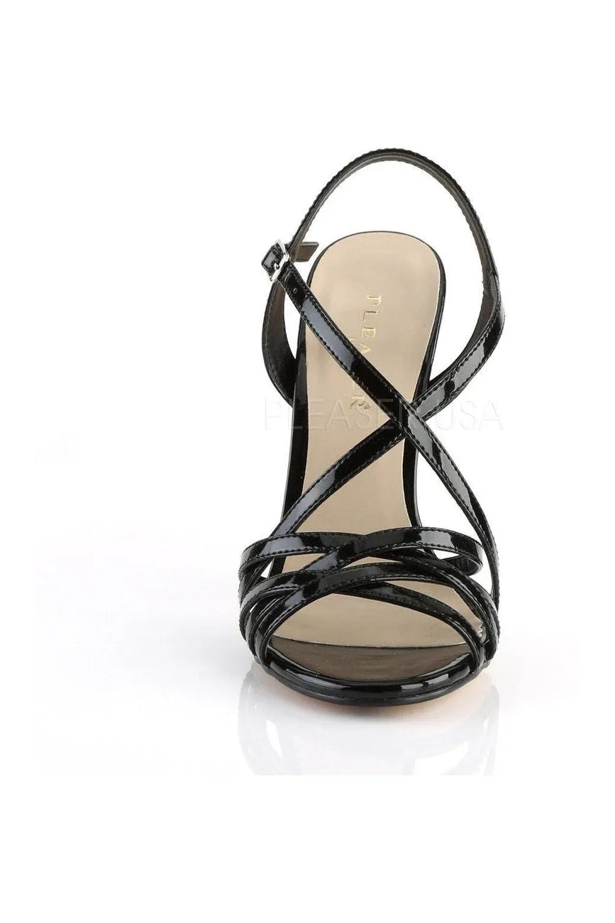 AMUSE-13 Sandal  | Black Patent