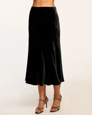 Arrius Velvet Slip Skirt
