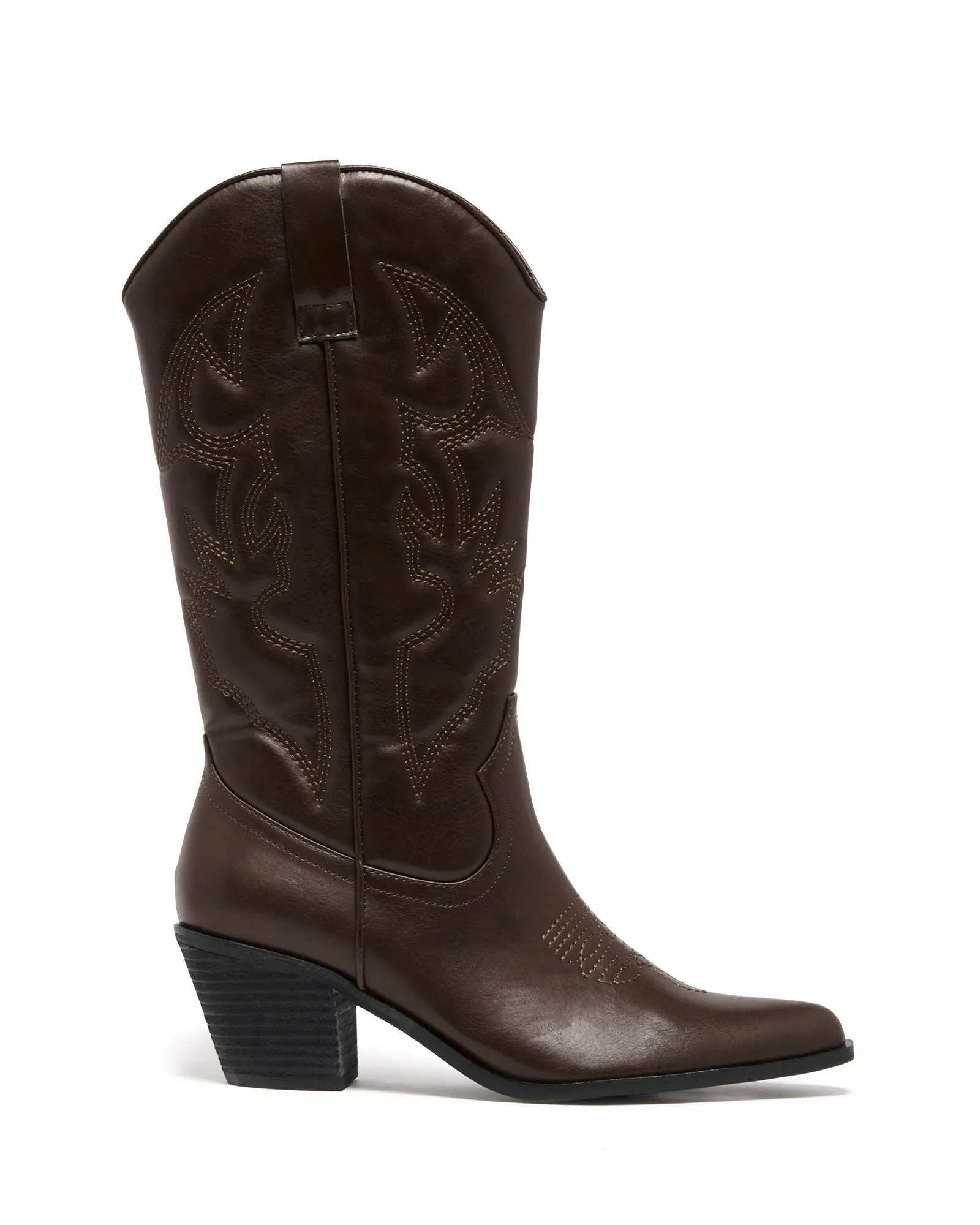 Clayton Cowboy Boot Chocolate