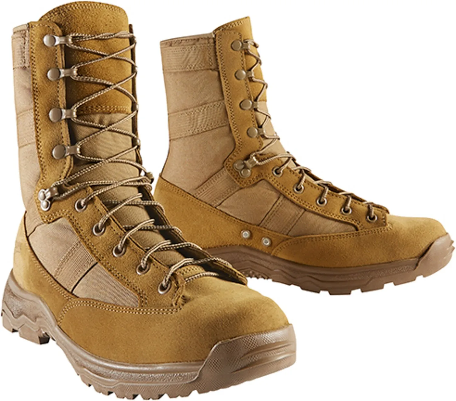 Danner Reckoning 8in Hot Mens Coyote Nylon/Leather Military Boots 9 EE