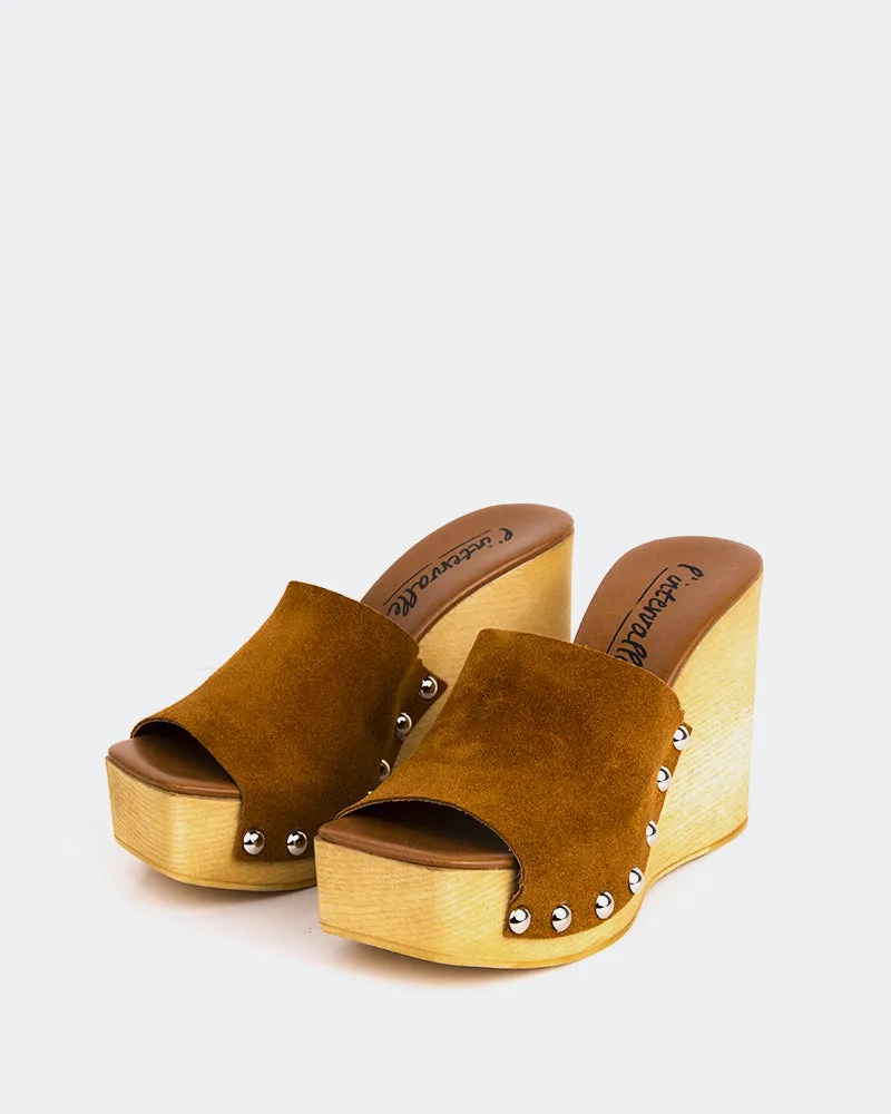Emeline Brown Suede