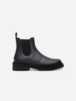 Everyday Unisex Vegan Leather Chelsea Boots | Black
