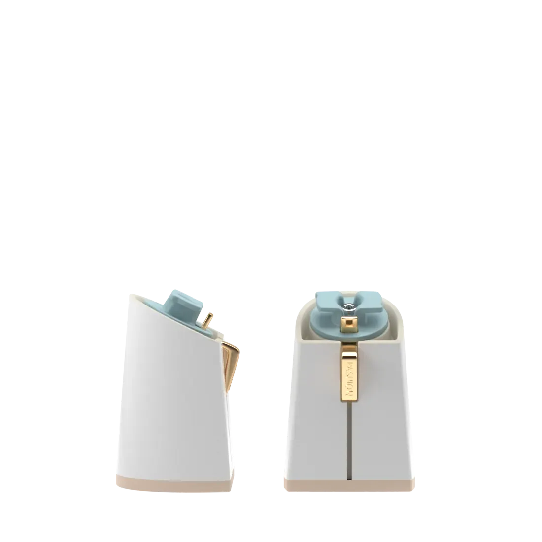 Flare Block Heel Kit White 4"