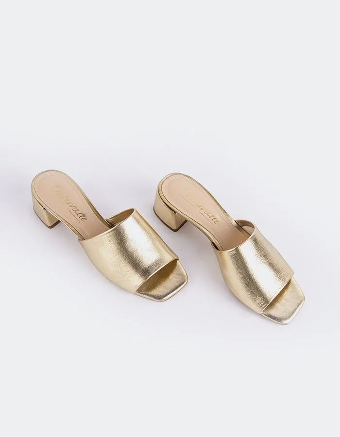 Fortunata Gold Leather