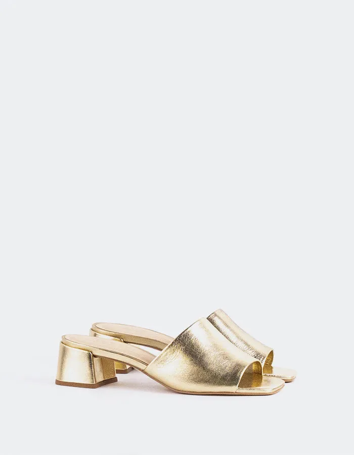 Fortunata Gold Leather