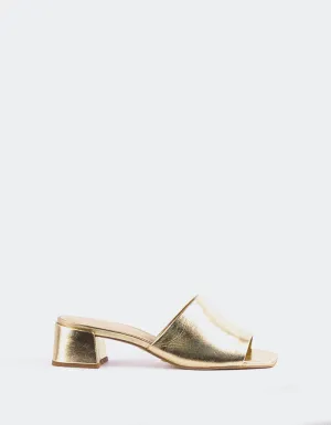 Fortunata Gold Leather