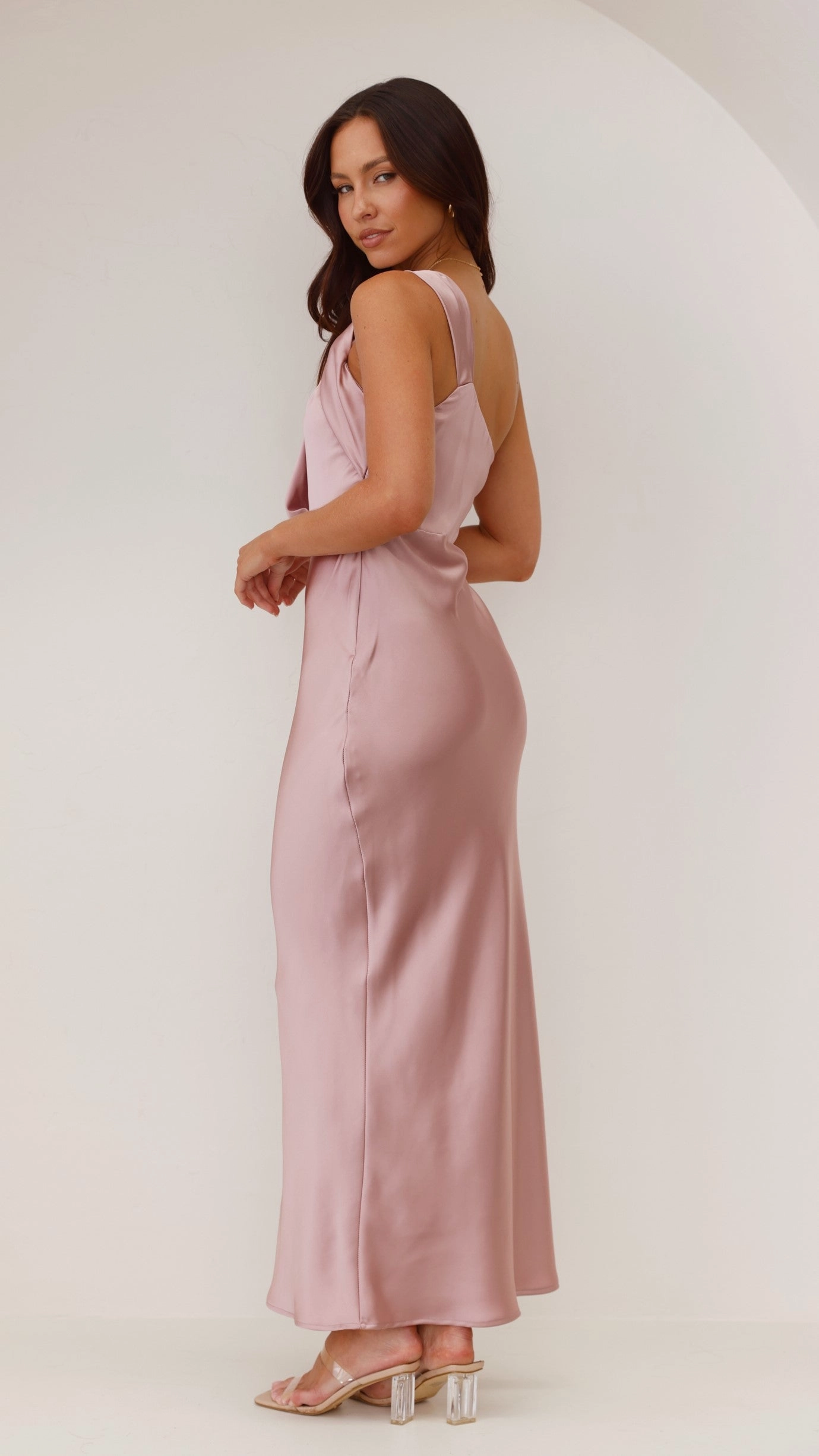 Greta Maxi Dress - Dusty Pink