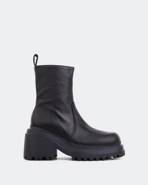 Ike Black Leather