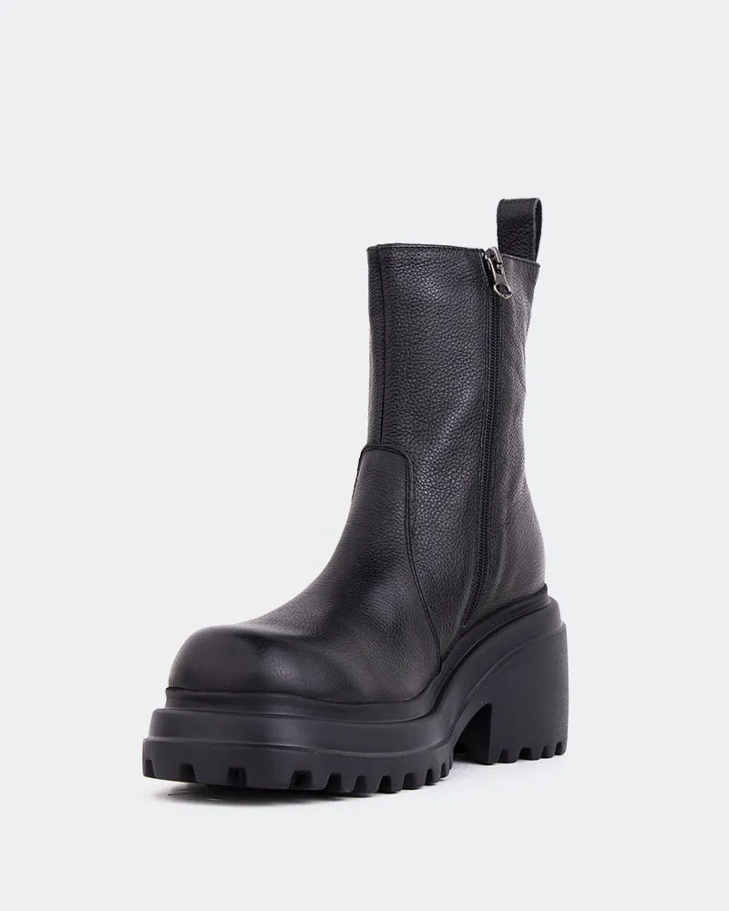 Ike Black Leather