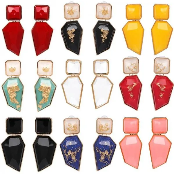 Large Earrings Wedding Party Dangle Drop Earrings