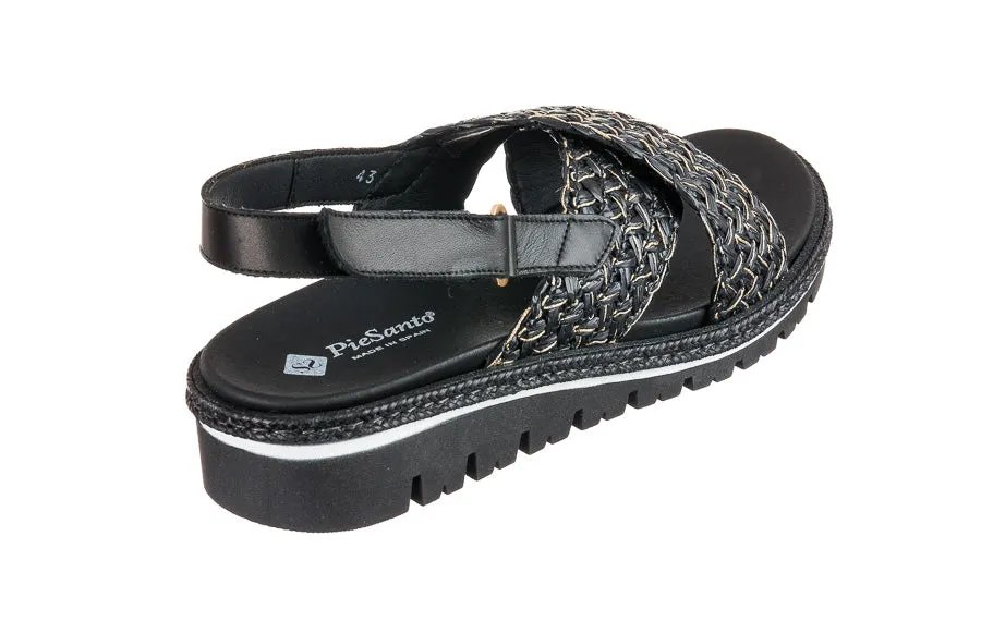 Pie Rafia Black