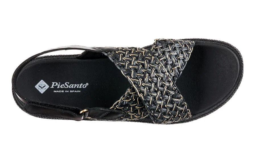 Pie Rafia Black