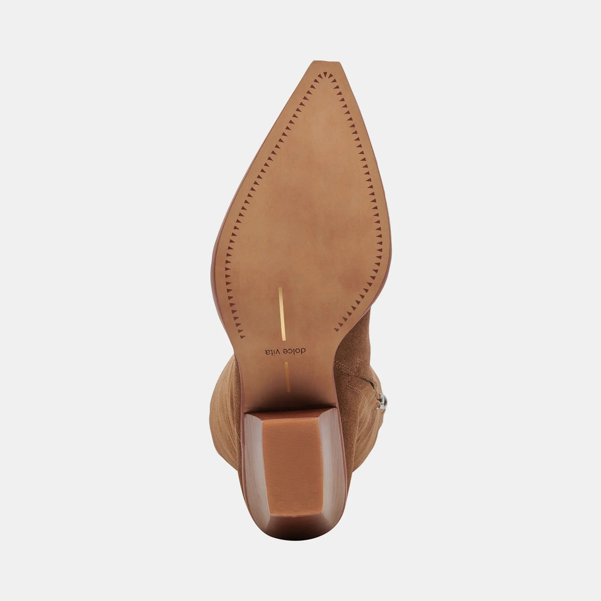 Raj Boots in Brown Suede