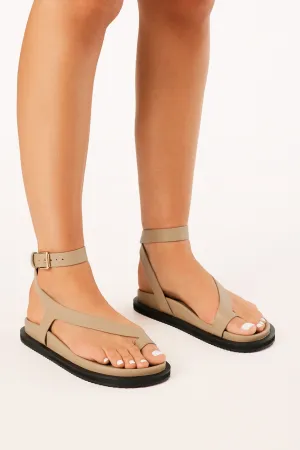 Temperance Strappy Sandal - Clay