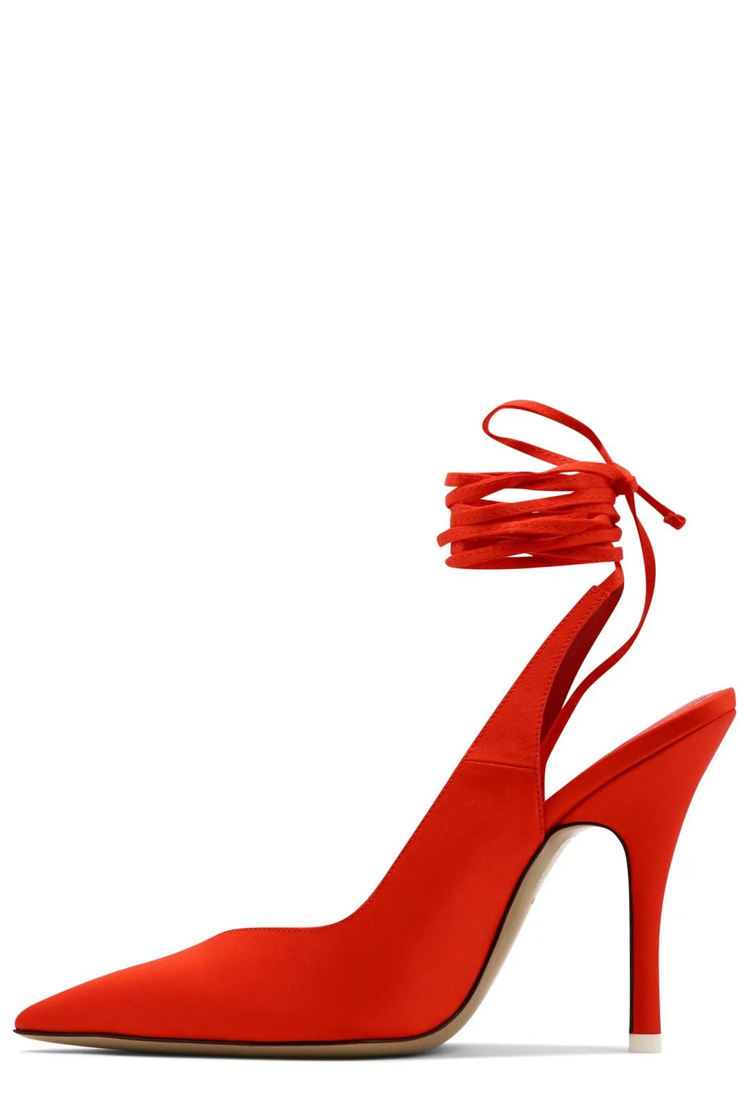 The Attico Venus Wrap-Tie Ankle Slingback Pumps