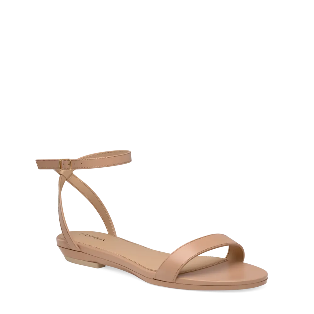 The Brenna - Latte Leather 4 Block