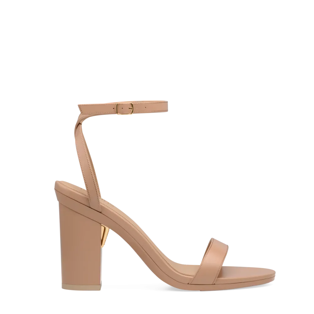 The Brenna - Latte Leather 4 Block