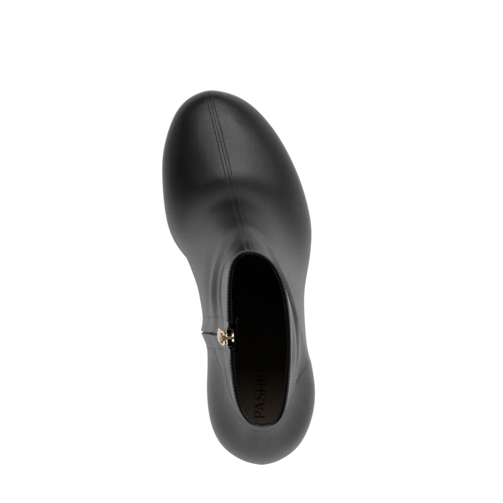 The Josie Bootie - Coal Stretch Leather