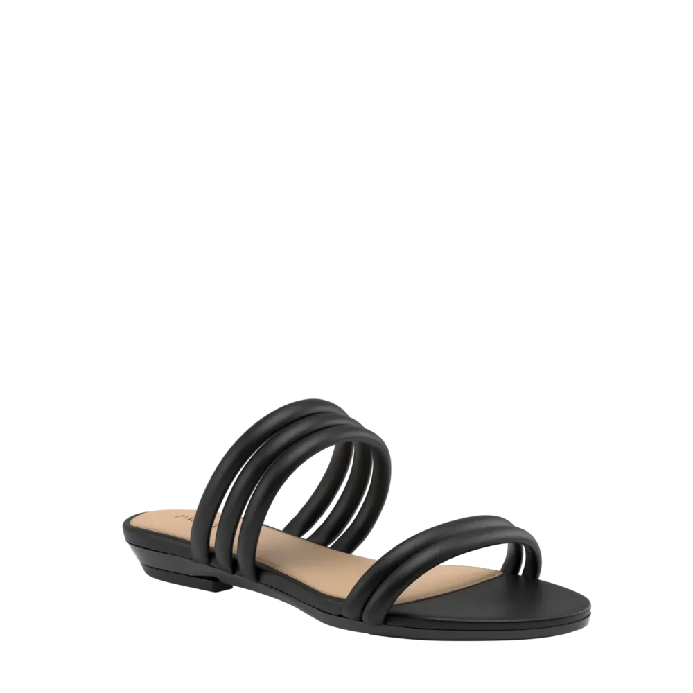 The Slide - Coal Vegan Leather Rope 4 Block - FINAL SALE