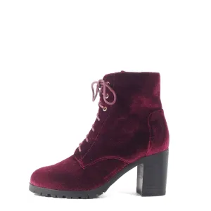 Timothy Velvet Booties