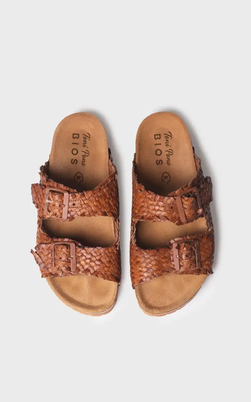 Toni Pons- Guam Leather Rattan Sandal