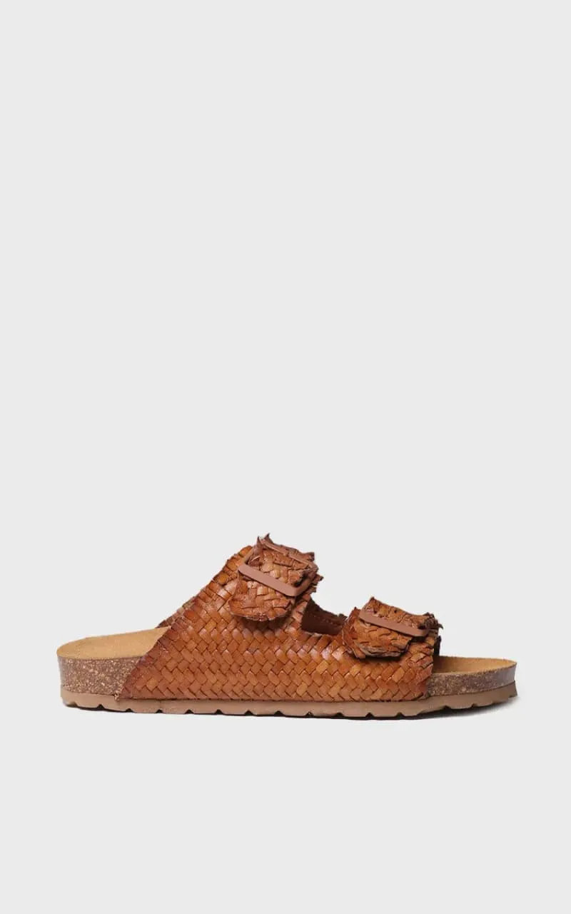 Toni Pons- Guam Leather Rattan Sandal