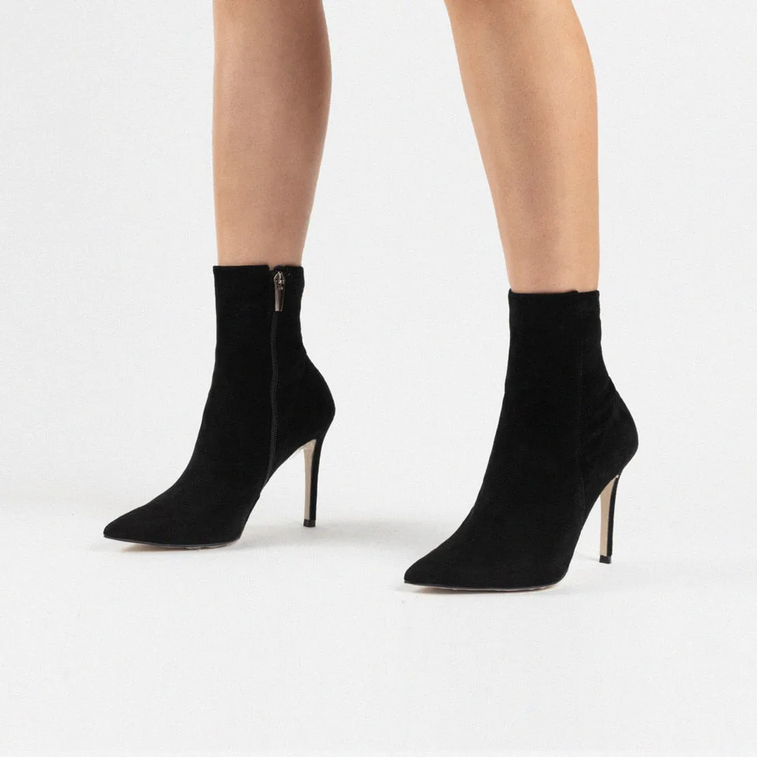 *UK size 1 - BRIDGETTE - black, 10cm heels