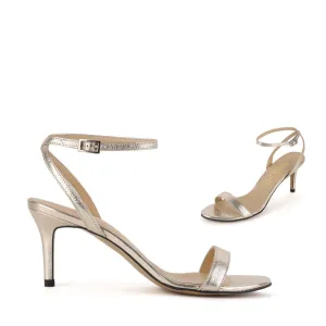 *UK size 2 - LANA - gold, 10cm heels